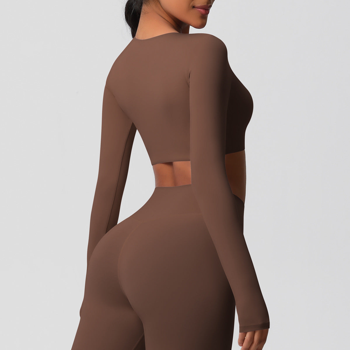Brushed full sleeve top