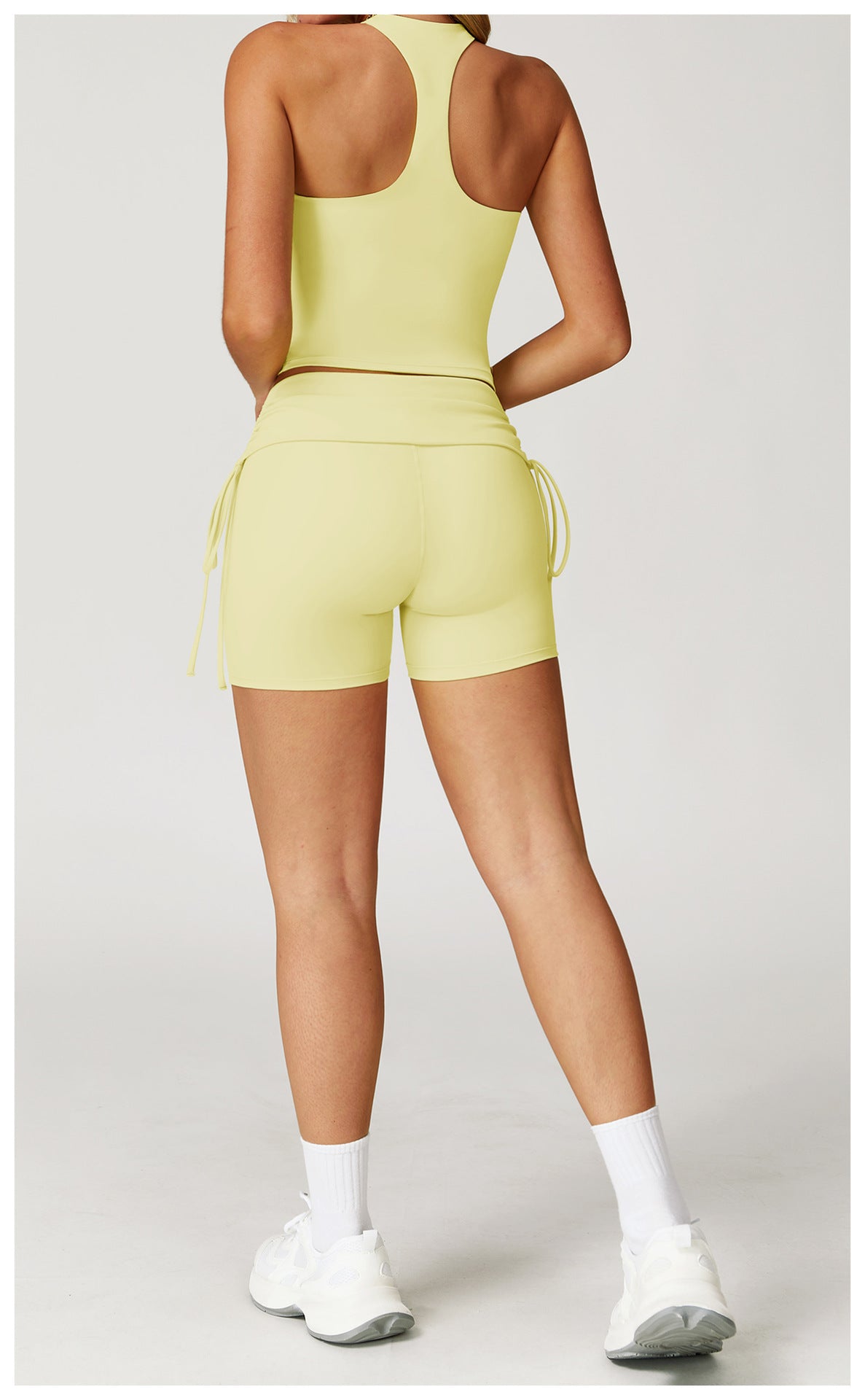 Gathered waist hot pants