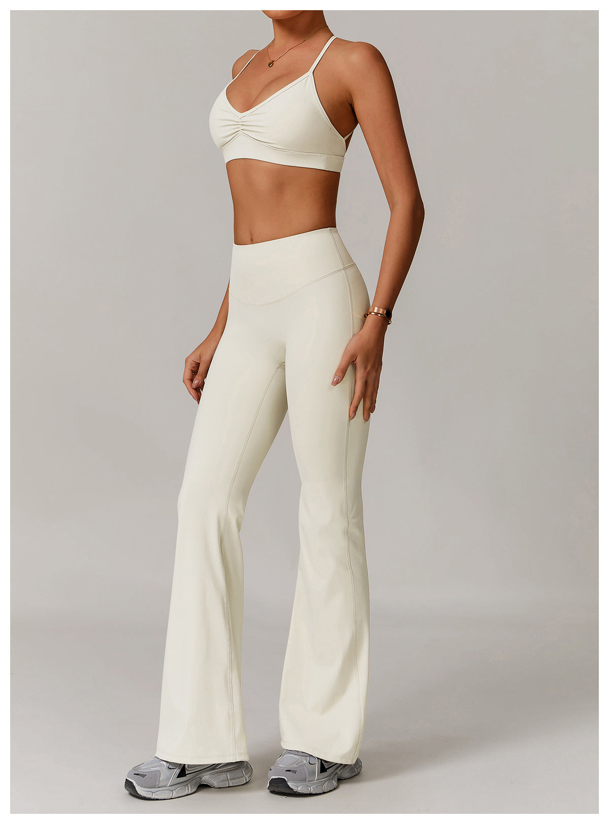 Cross back sports bra