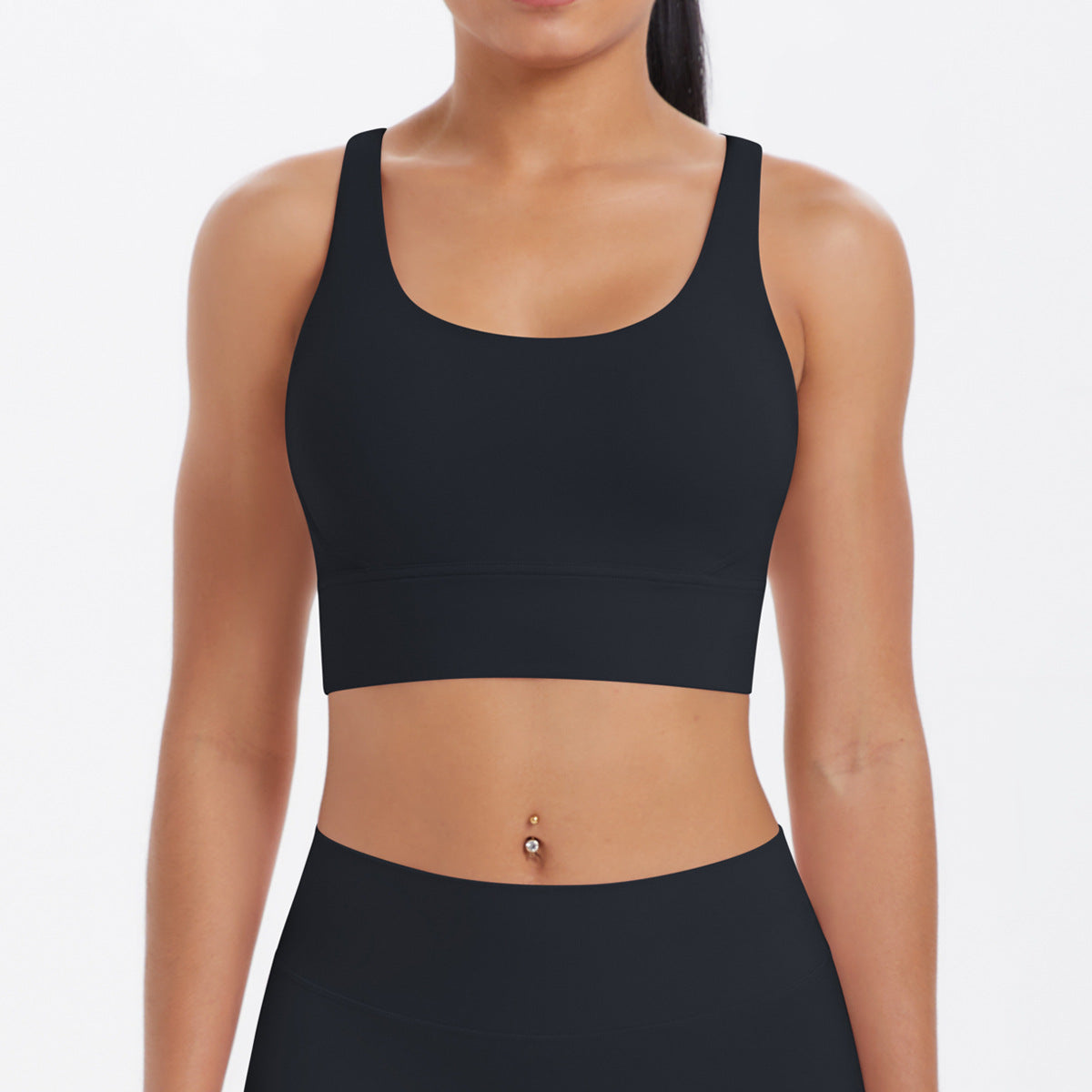 Seamless sports bra
