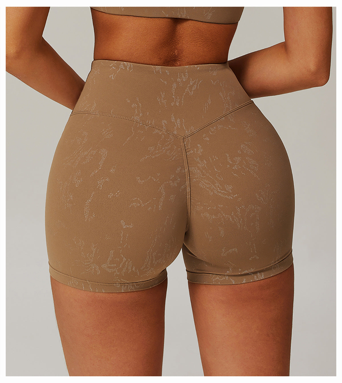Printed sports hot pants