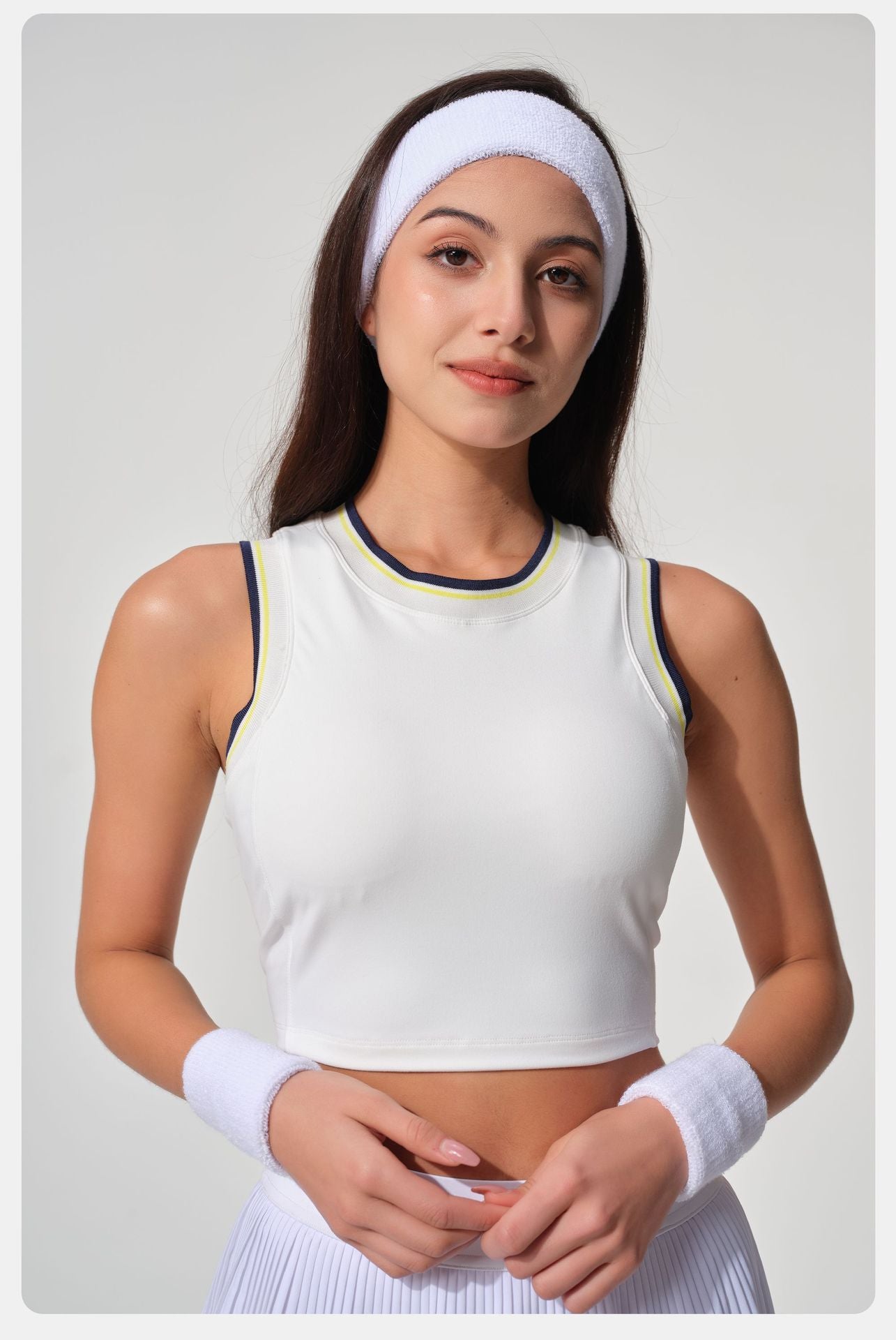 Quick dry cropped vest