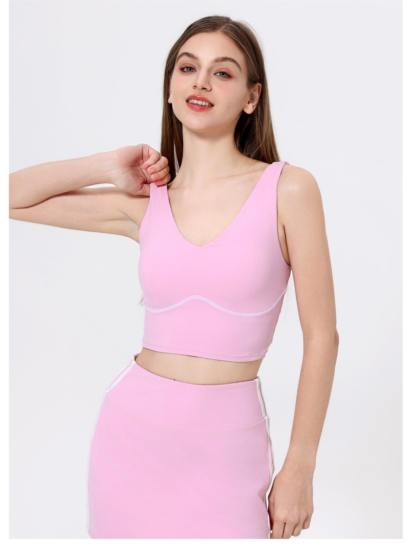 Contrast detail high support vest