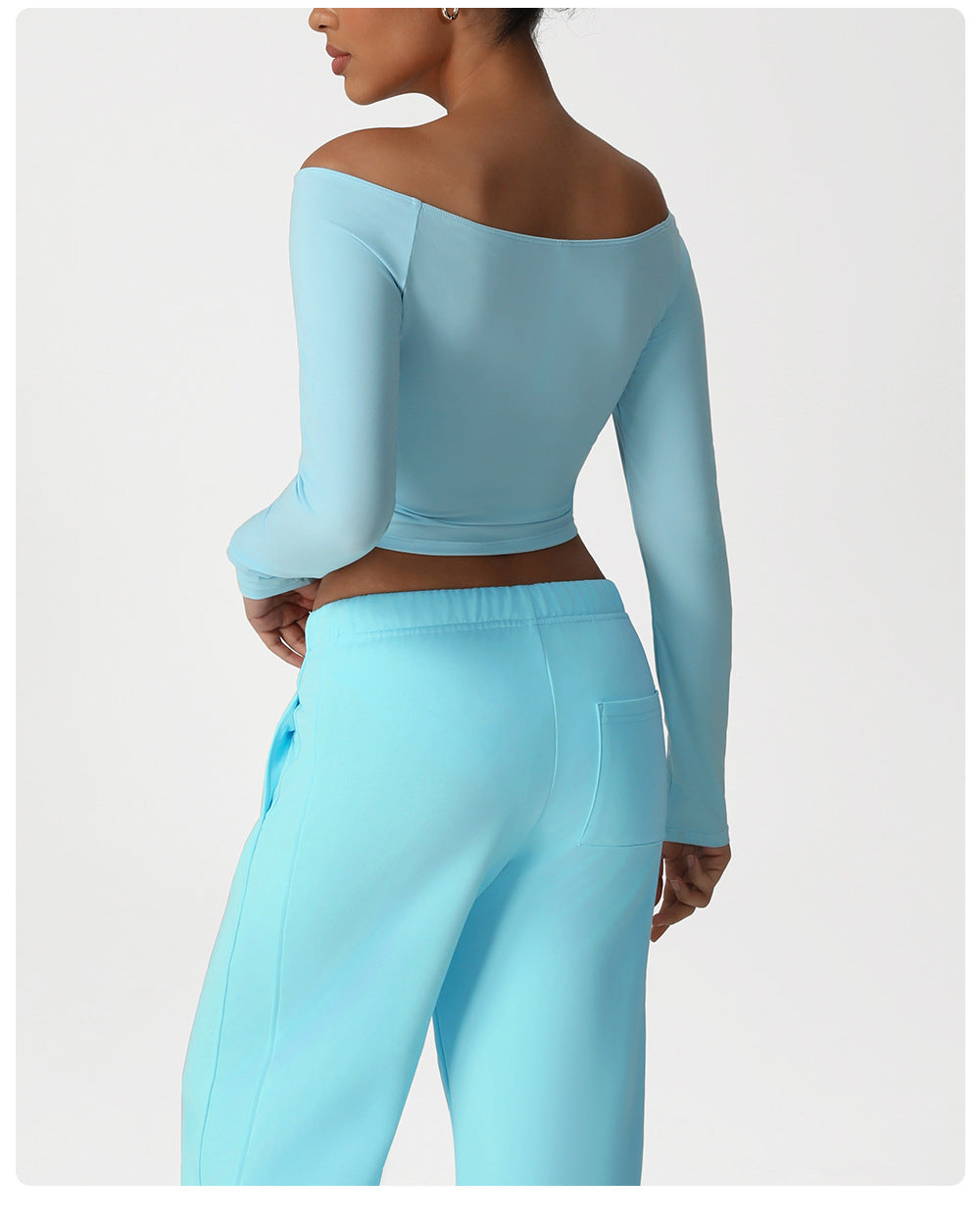 Off shoulder full sleeve top