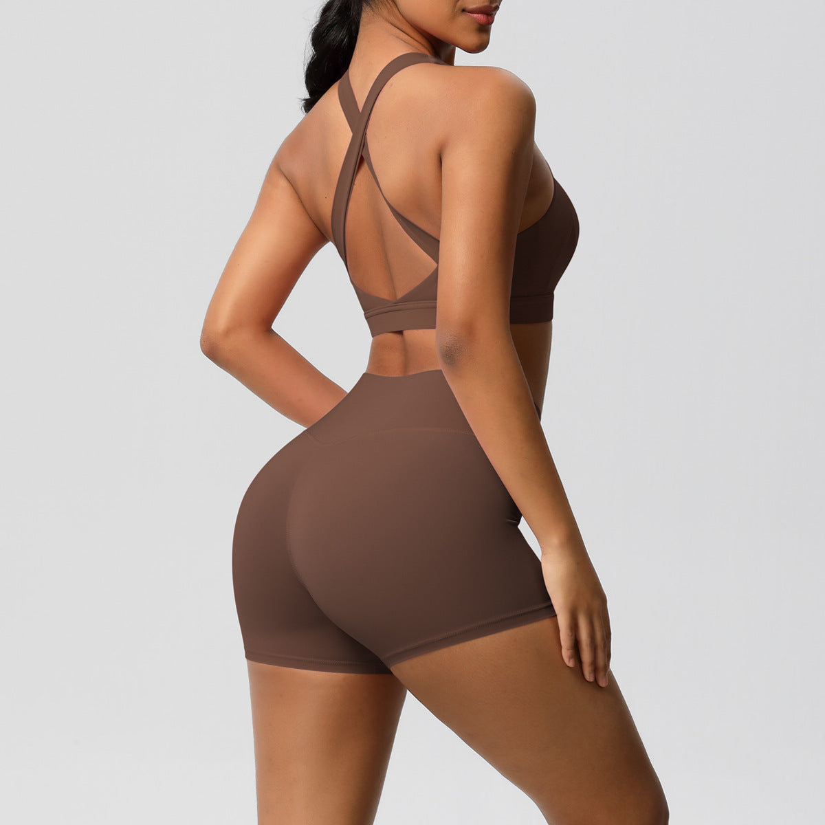 Cross back two piece set