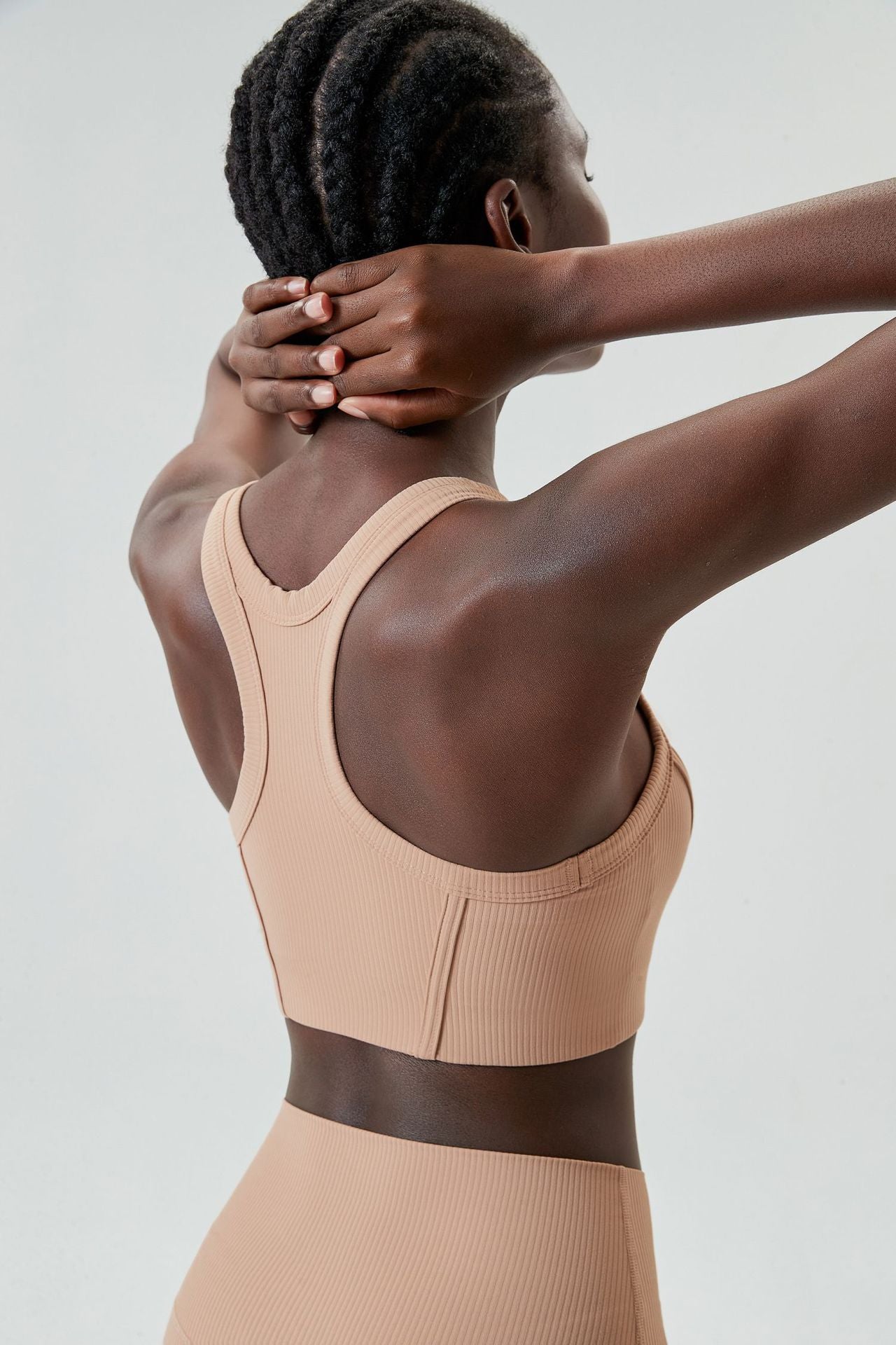Ribbed sports bra