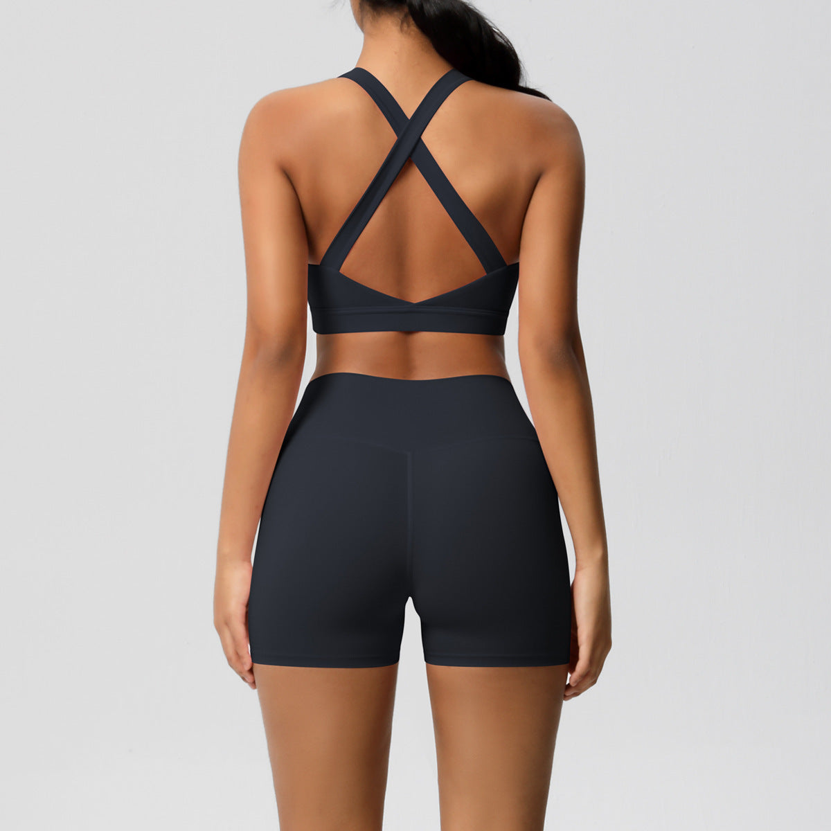 Cross back two piece set