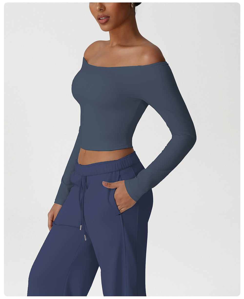 Off shoulder full sleeve top