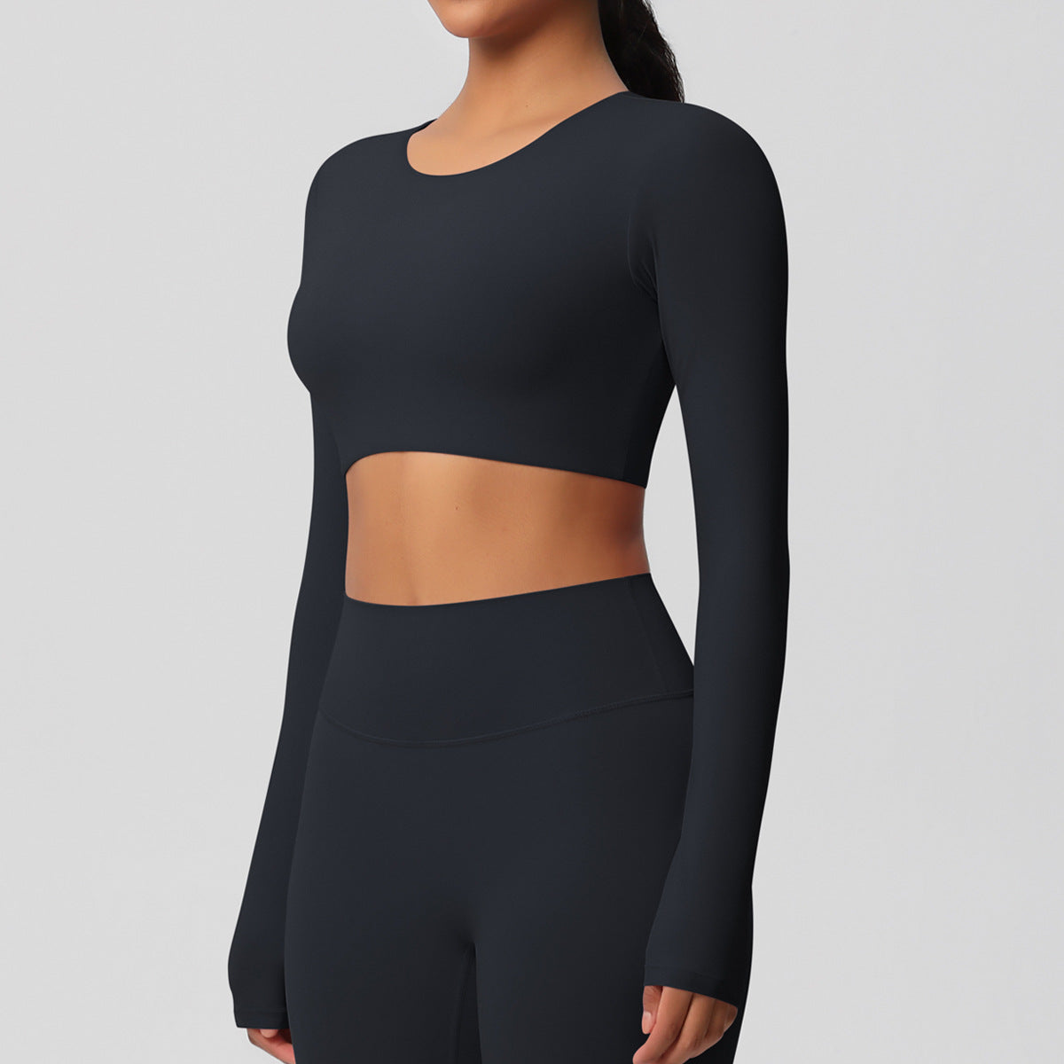 Brushed full sleeve top