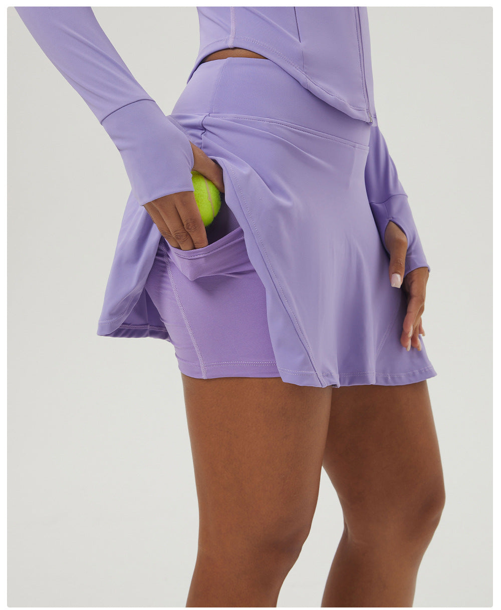 A line fitness skort
