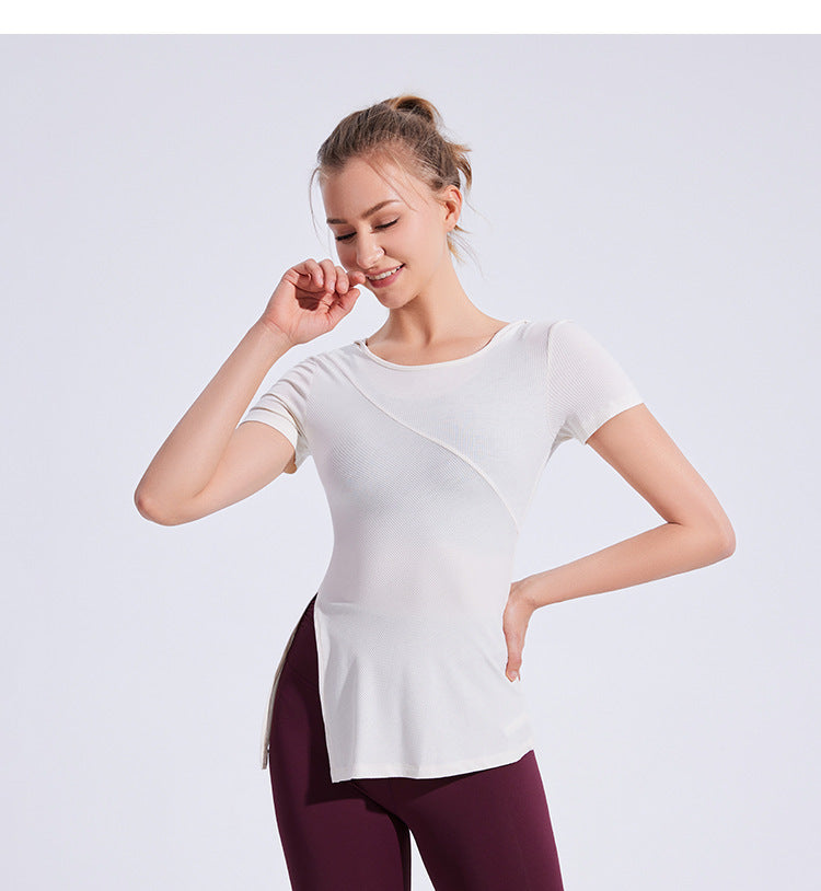 Slim Fit Hooded T shirt with side slit