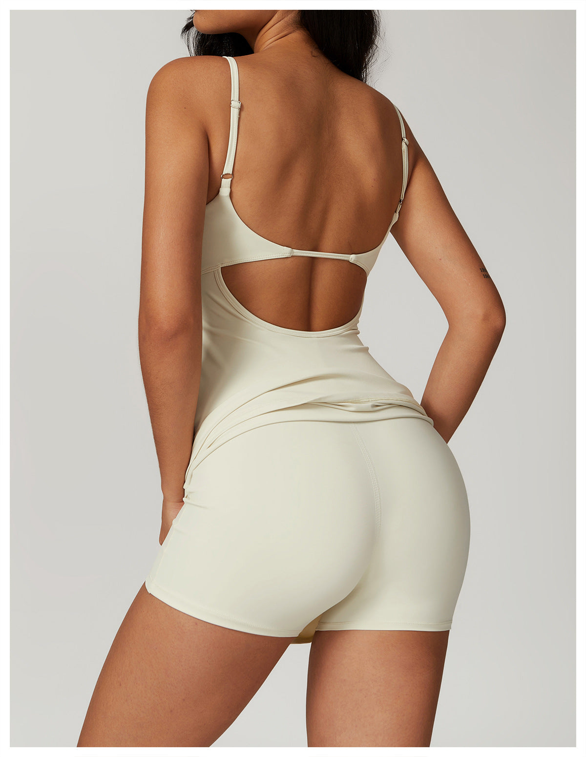 Cut out back dress