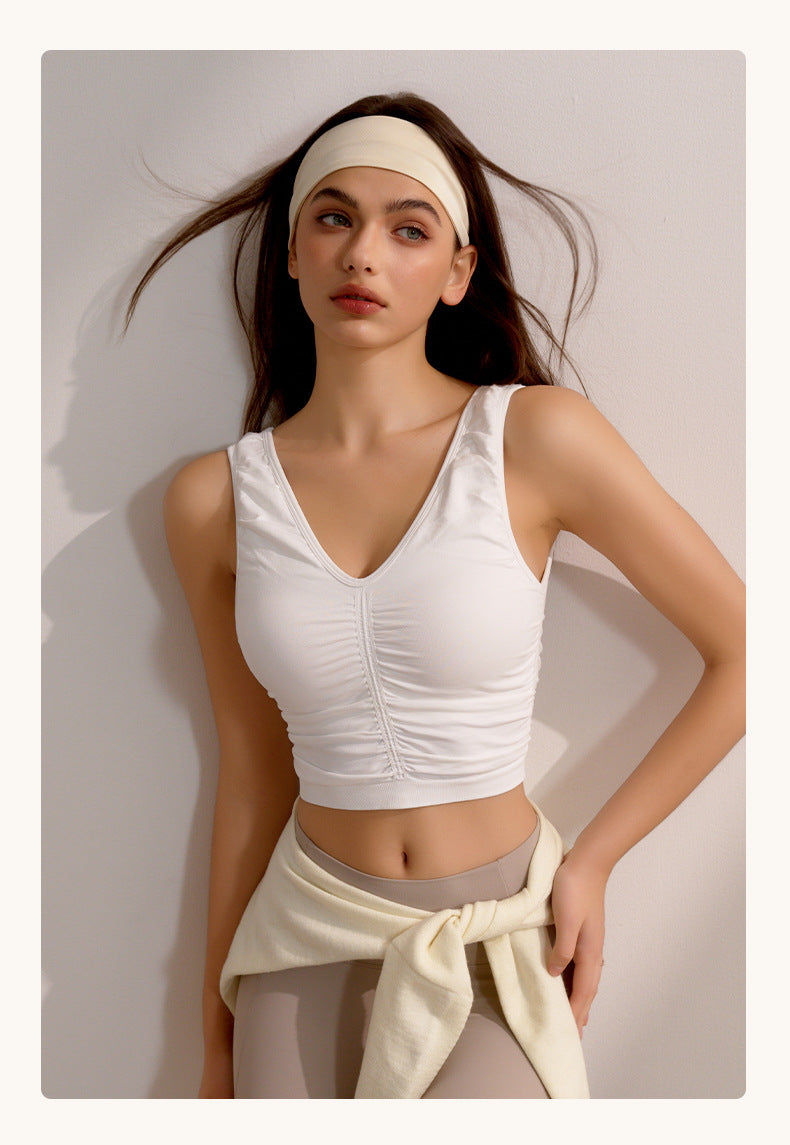 Gathered front top