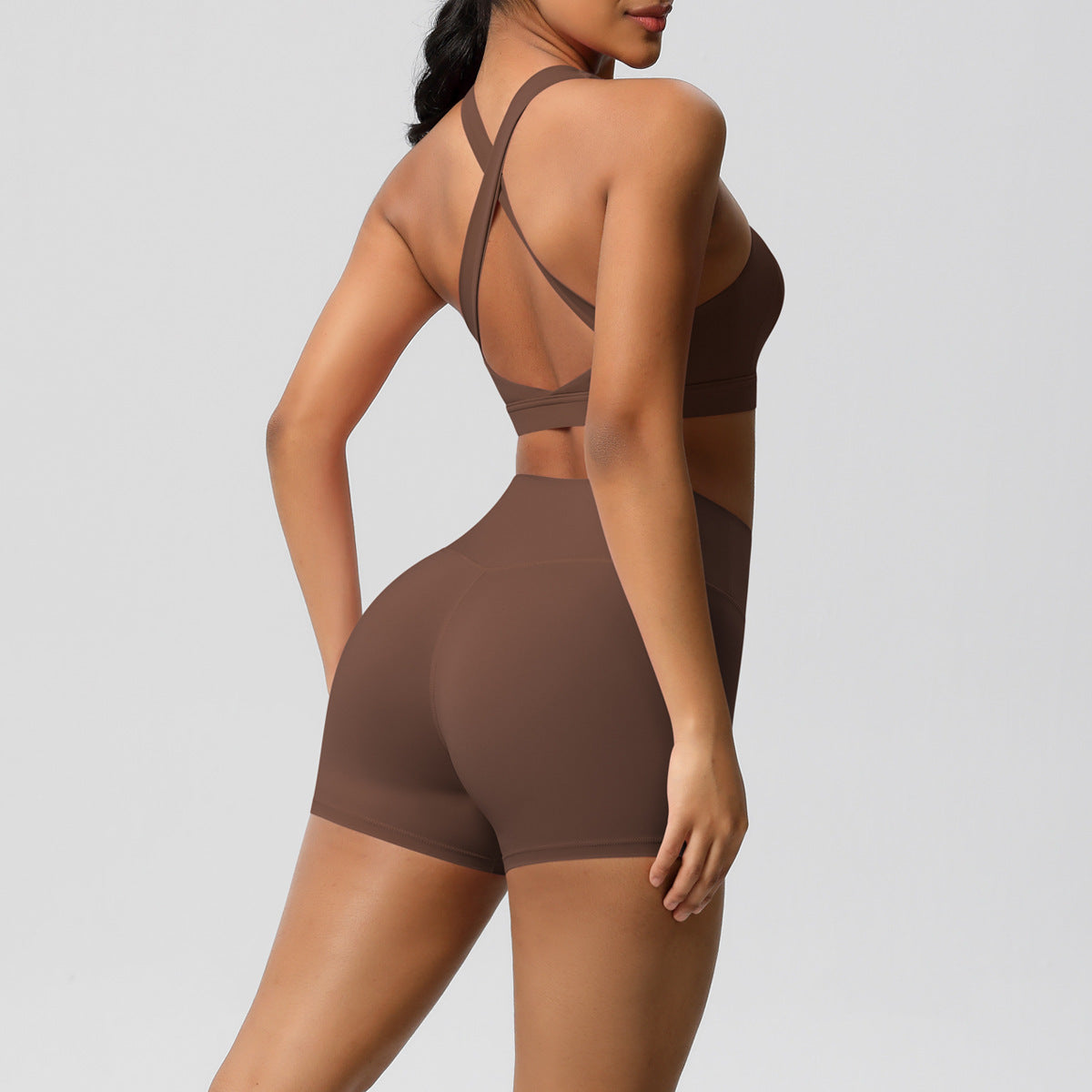 Cross back two piece set