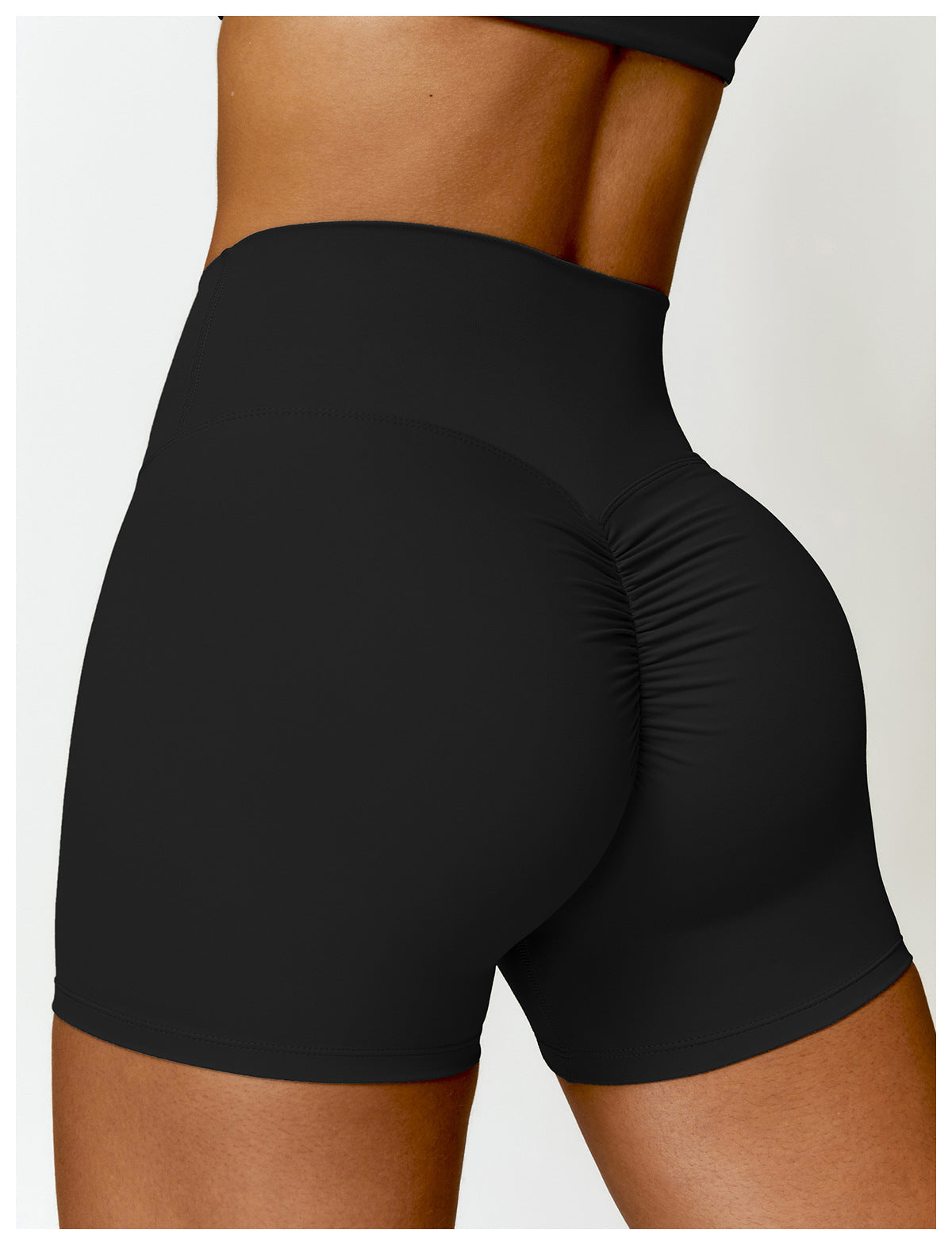 Brushed back shaping hot pants