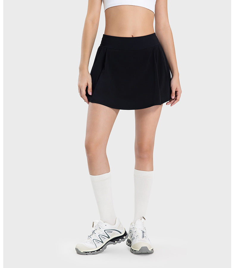 Pleated skort