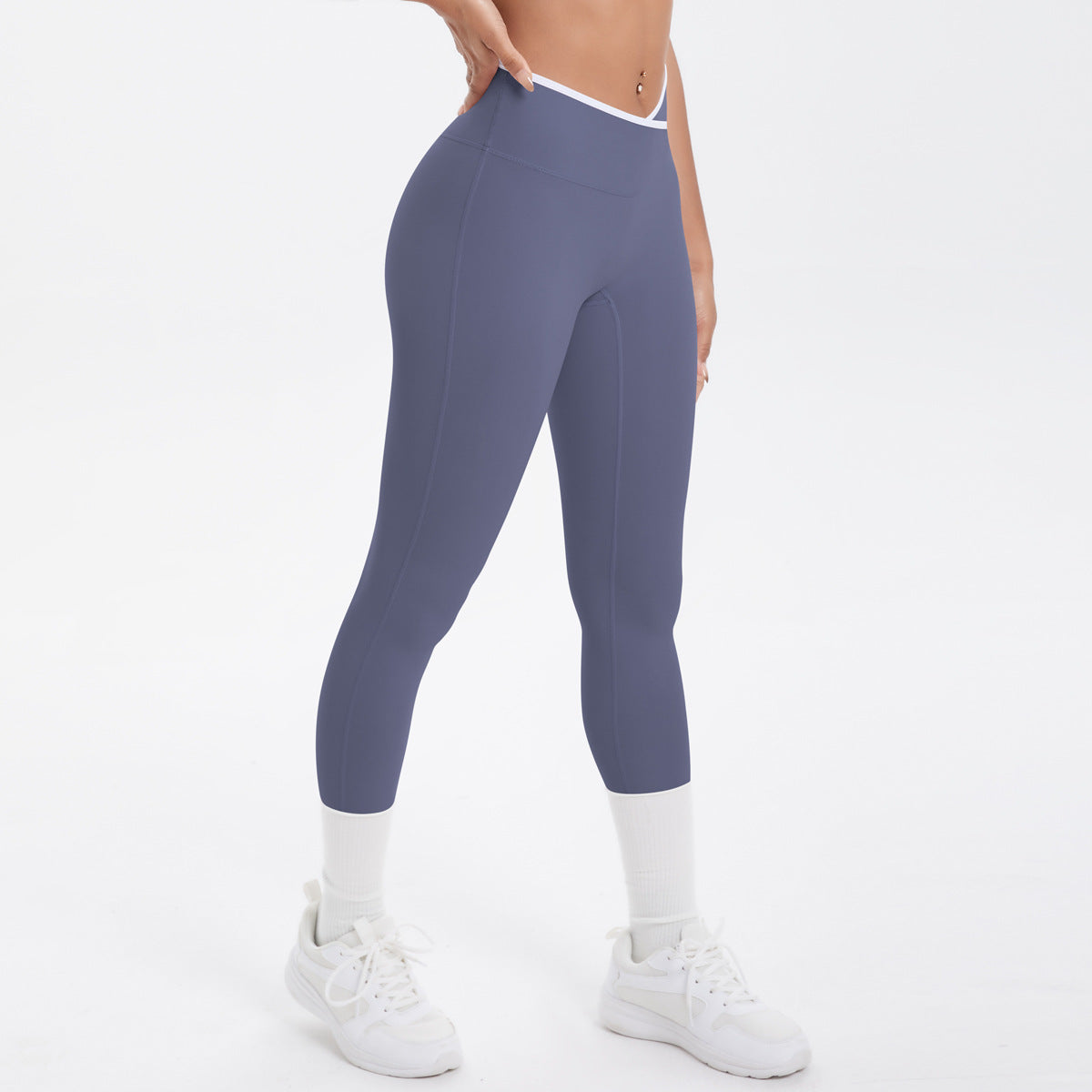 Cross waist leggings