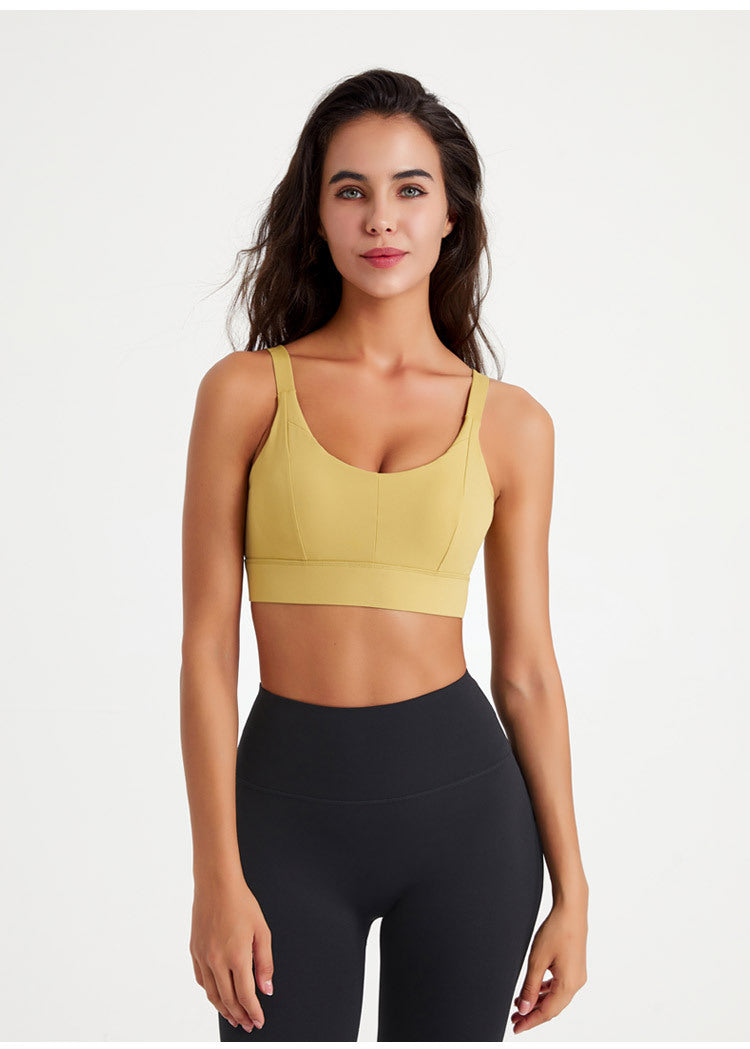 U neck sports bra