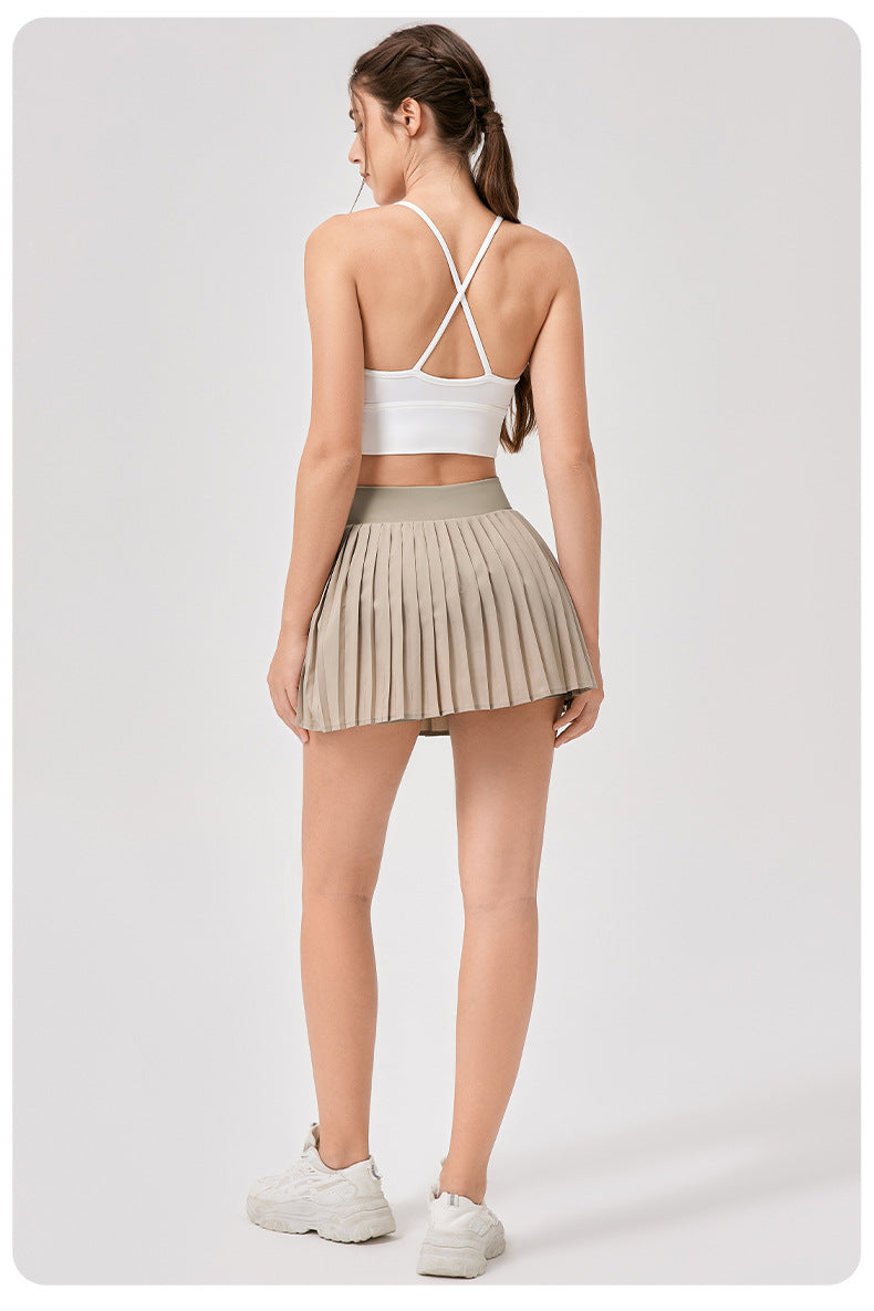 Pleated skort
