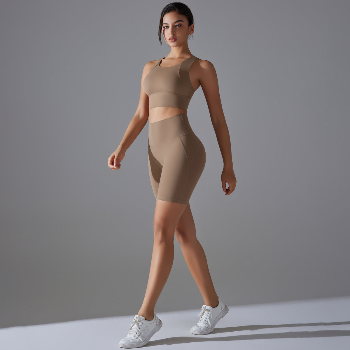 Seamless two piece fitness set