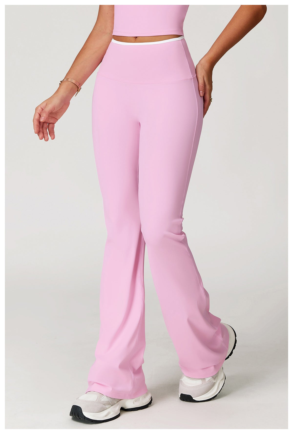 Contrast trim Trousers