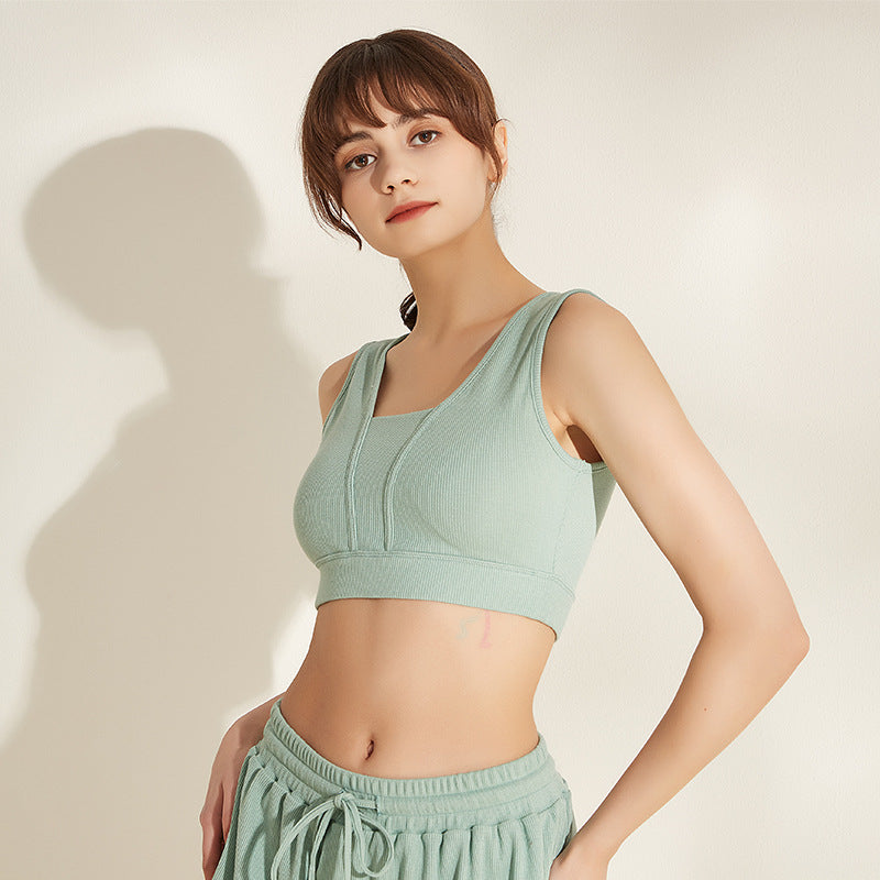 High support mesh insert bra