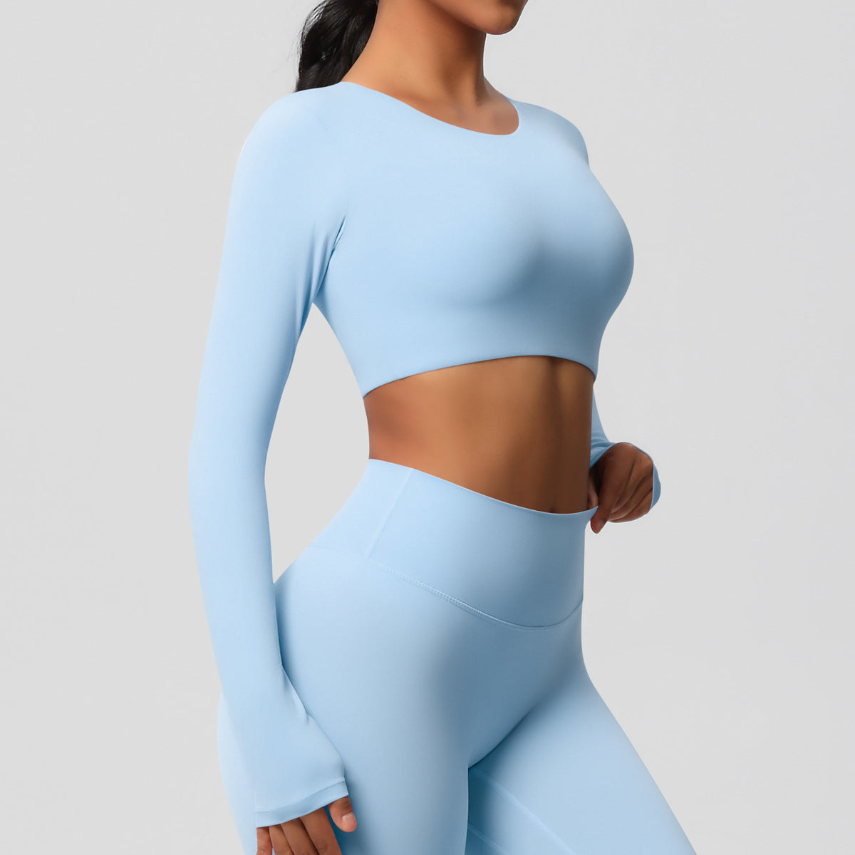 Brushed full sleeve top