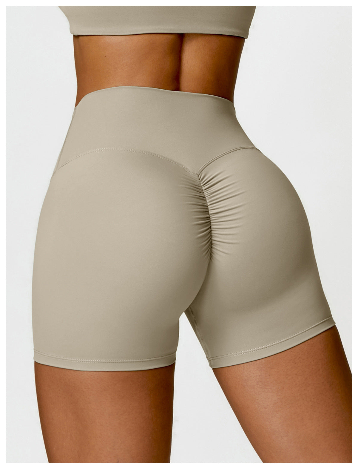 Brushed back shaping hot pants