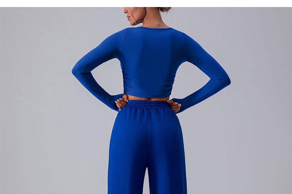 Full sleeve cropped top
