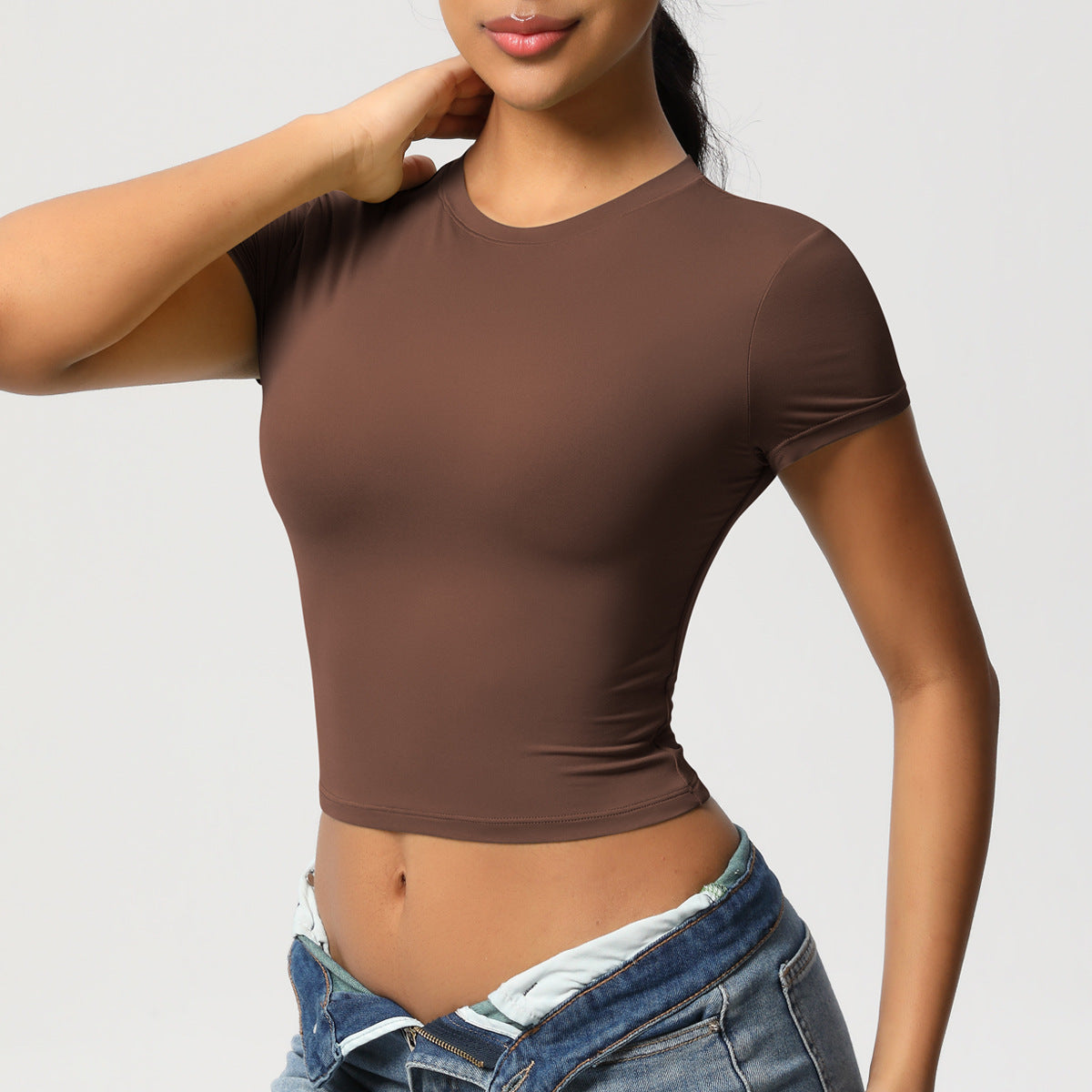 Quick drying fitness top