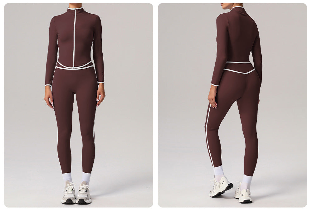 Contrast piping fitness set