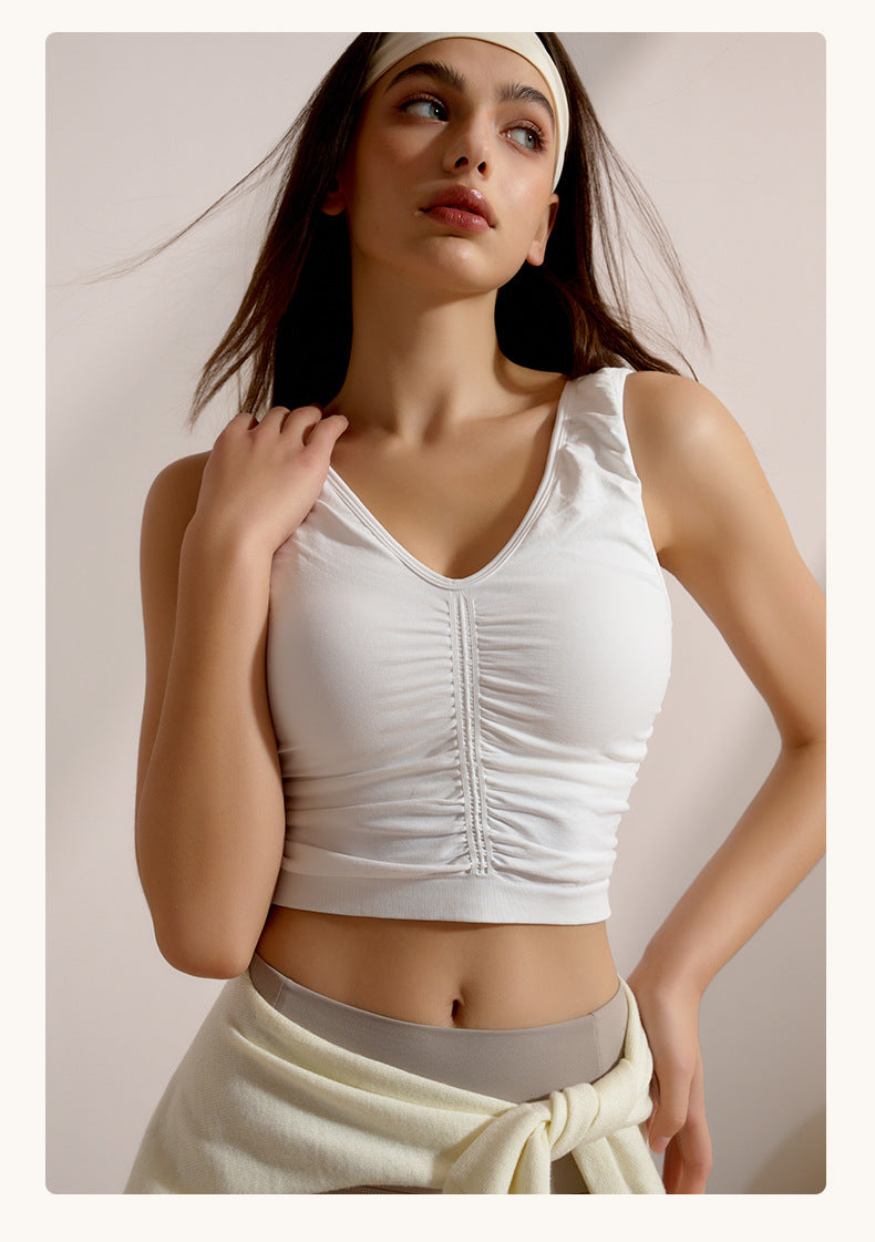 Gathered front top
