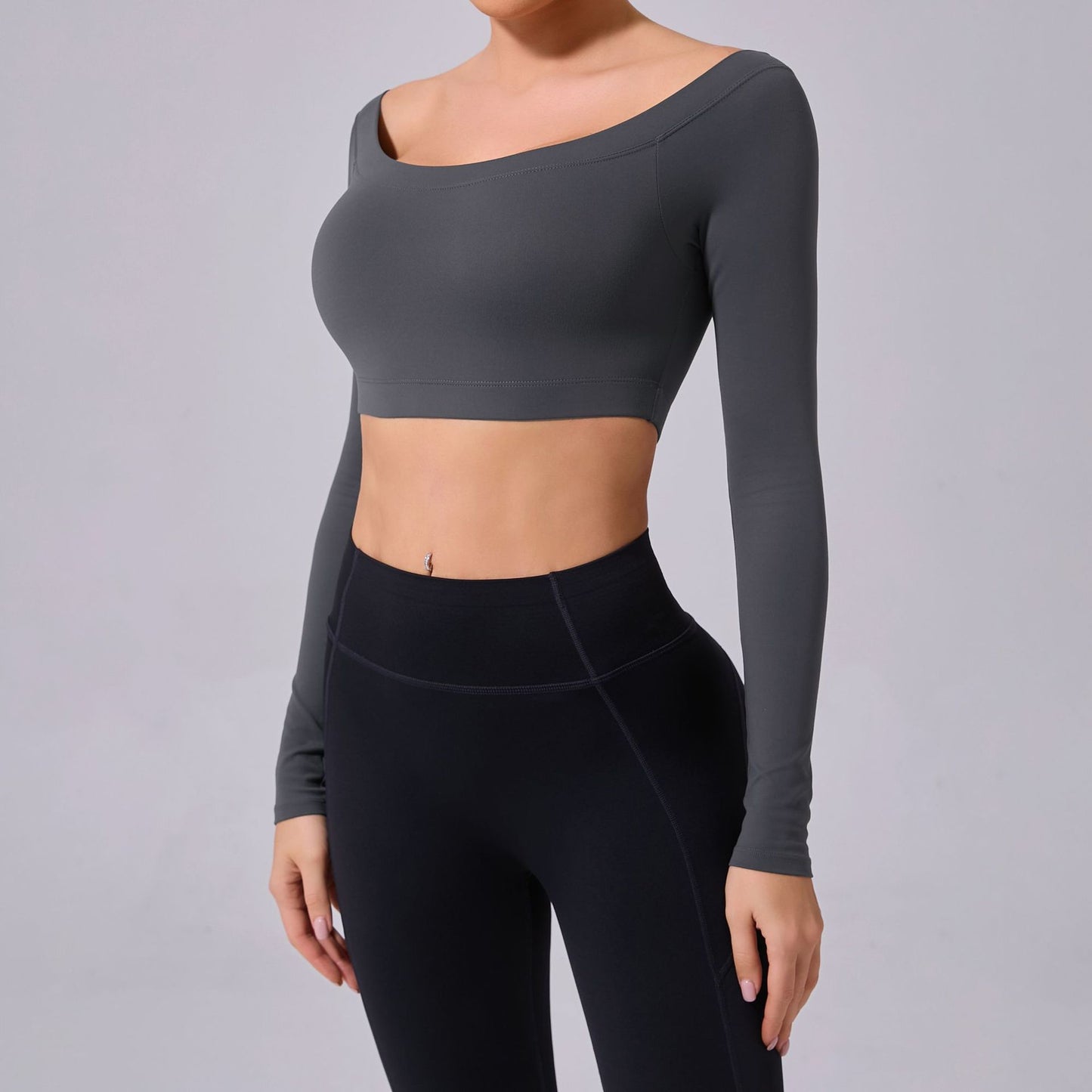 Off shoulder full sleeve top