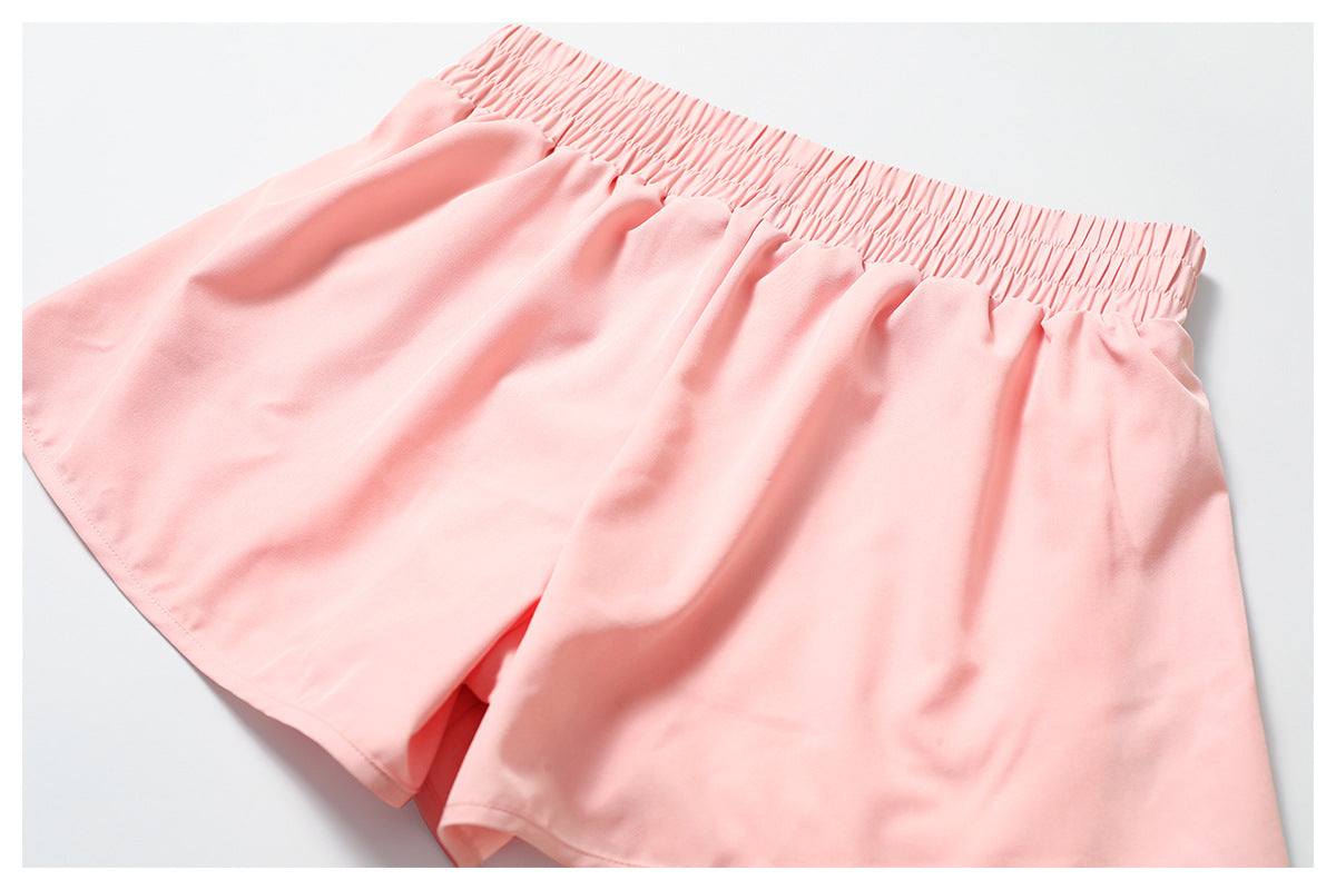 Quick dry running shorts with pockets