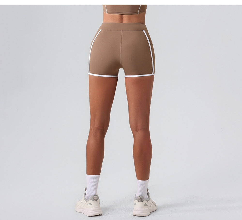 Contrast trim shorts