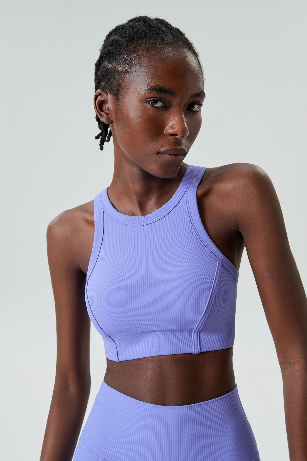 Ribbed sports bra