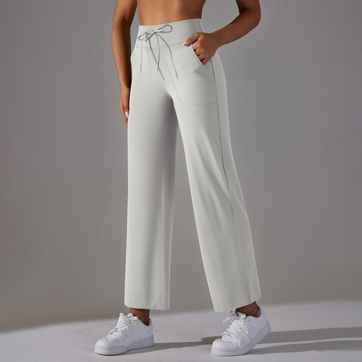Straight leg trousers