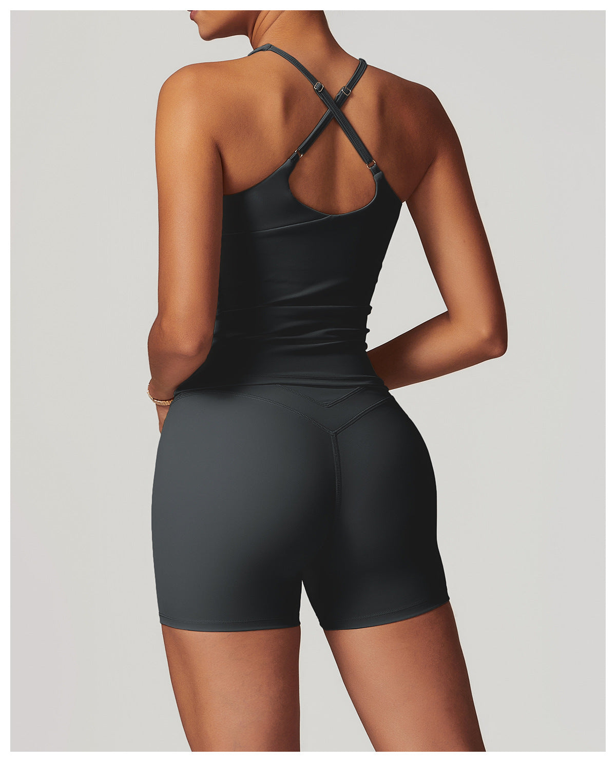 Cross back padded vest