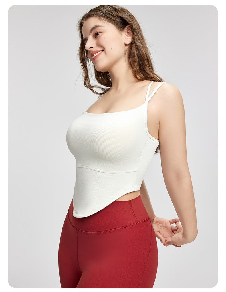 Double strap running vest