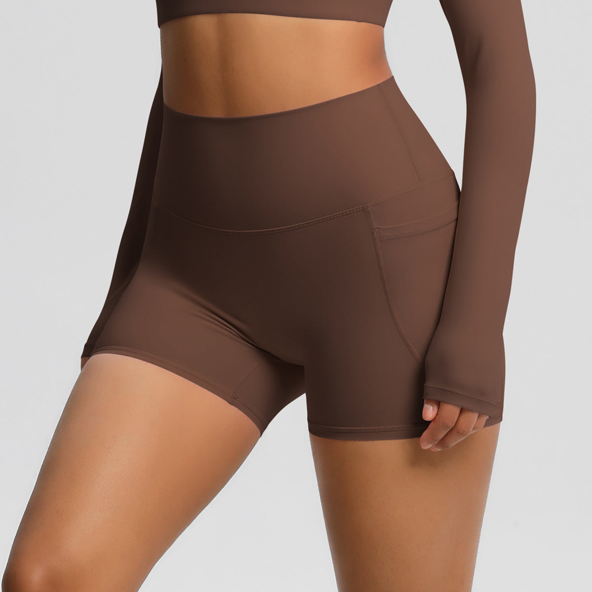 High Waist hot pants with pocket