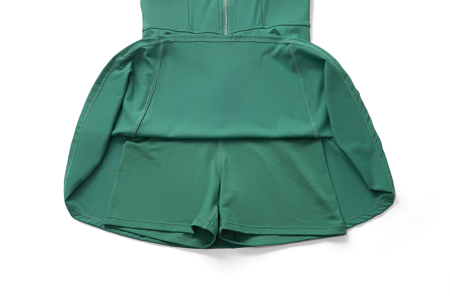 Zipper front fitness dress