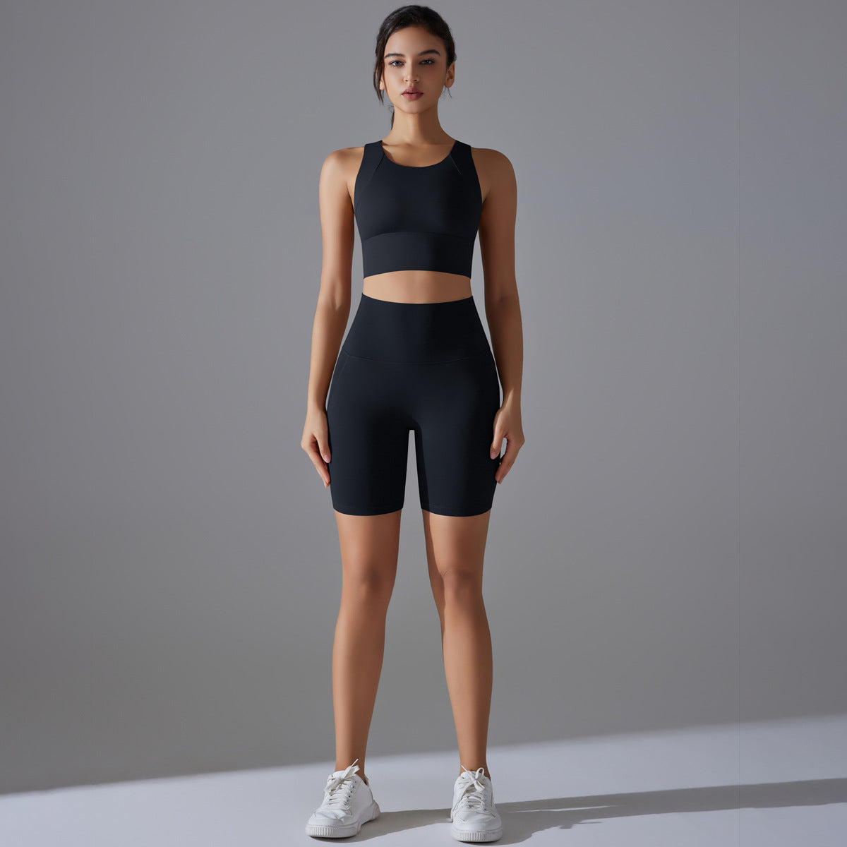 Seamless two piece fitness set
