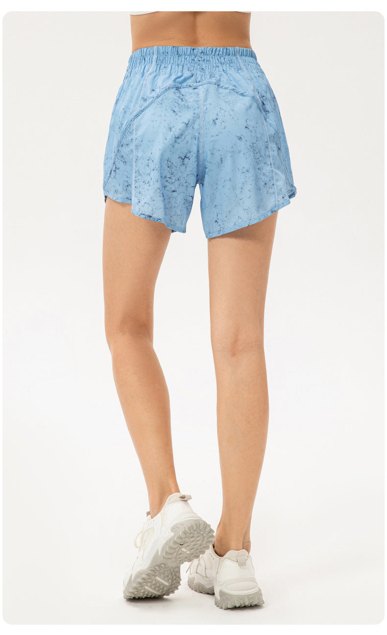 Printed running shorts