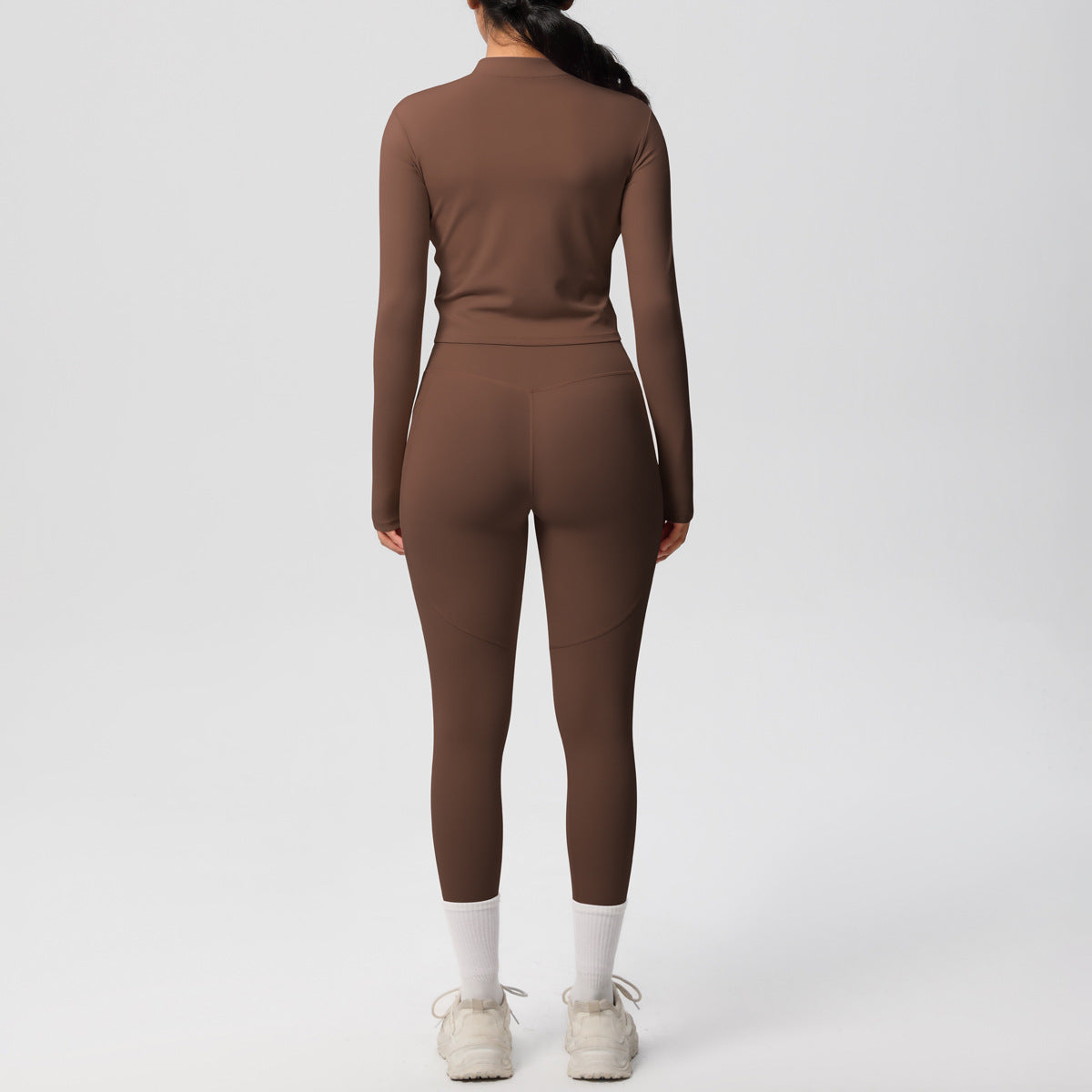 Long sleeve two piece fitness set