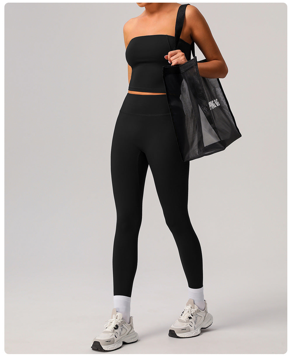 Quick dry seamless tube top