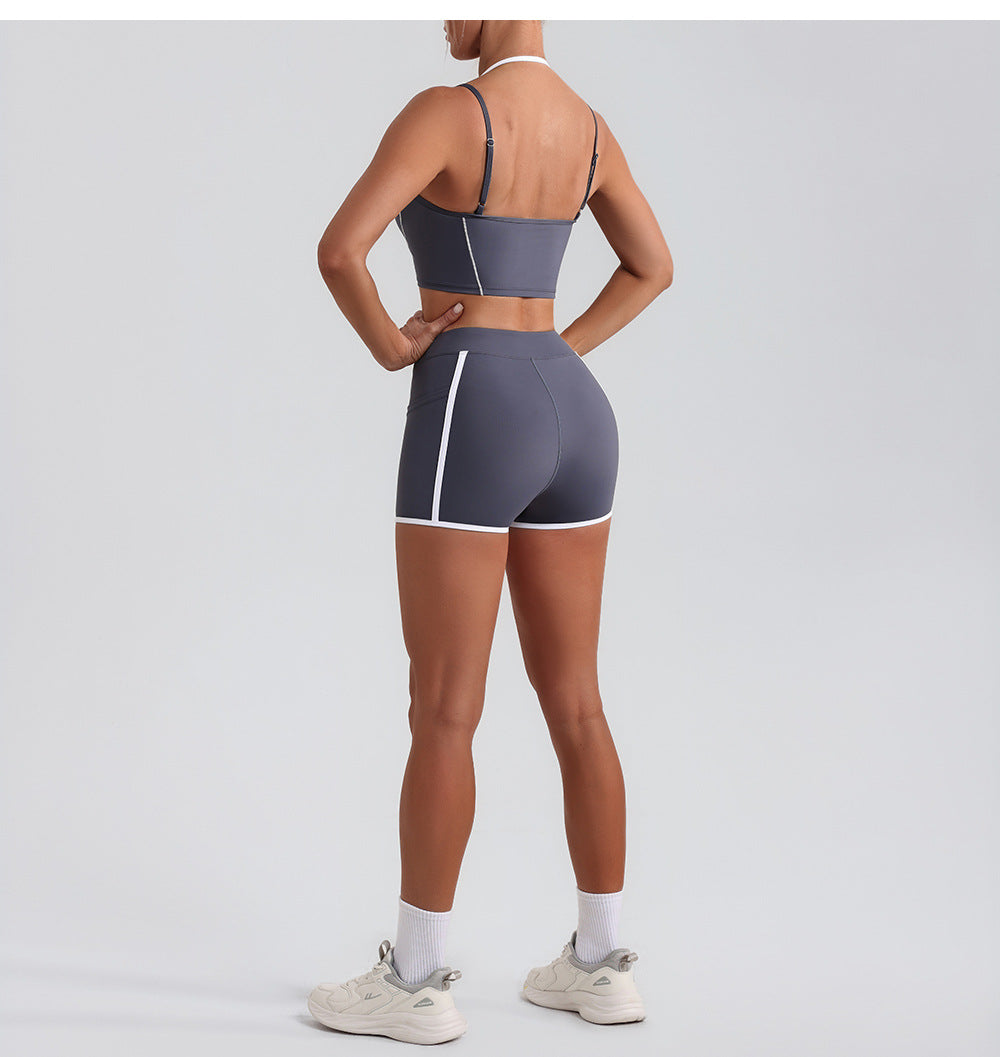 Contrast trim shorts