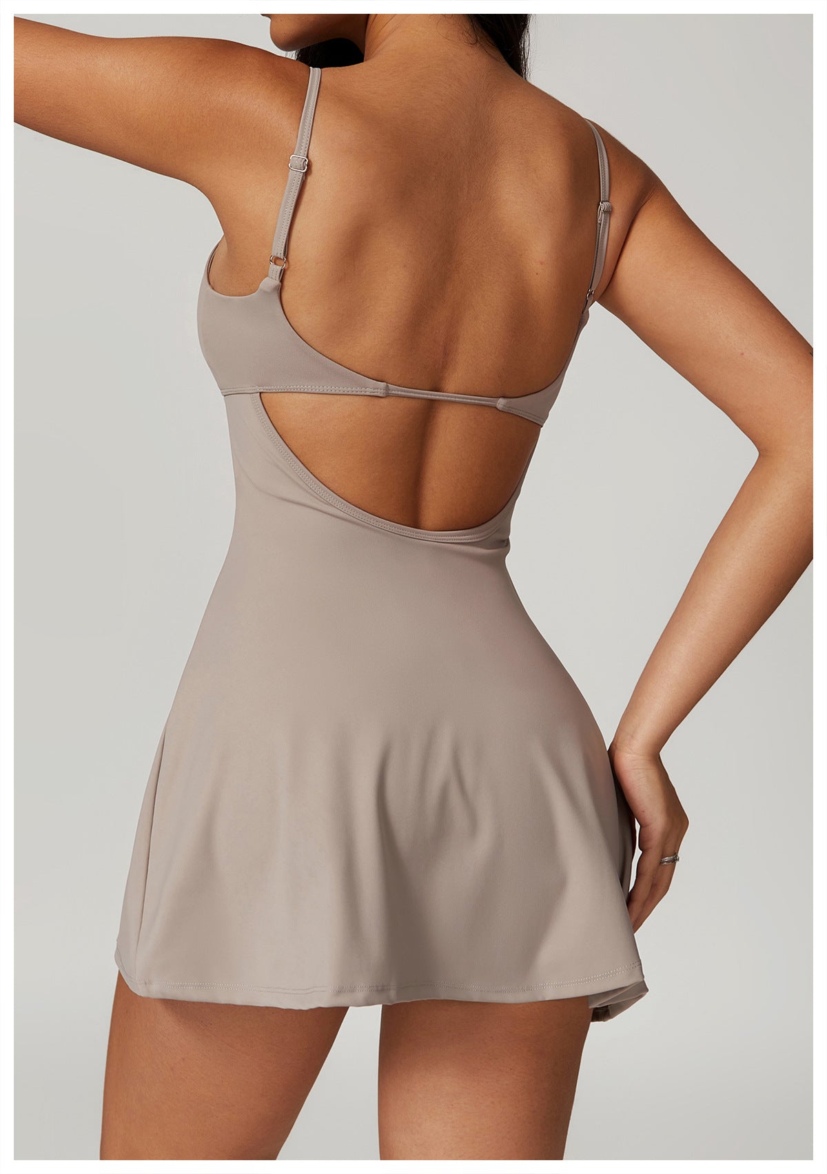 Cut out back dress