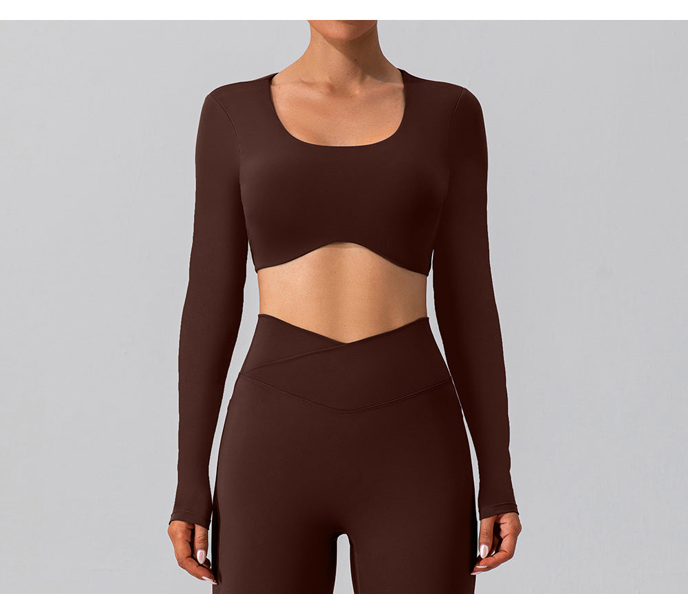 Seamless cropped top