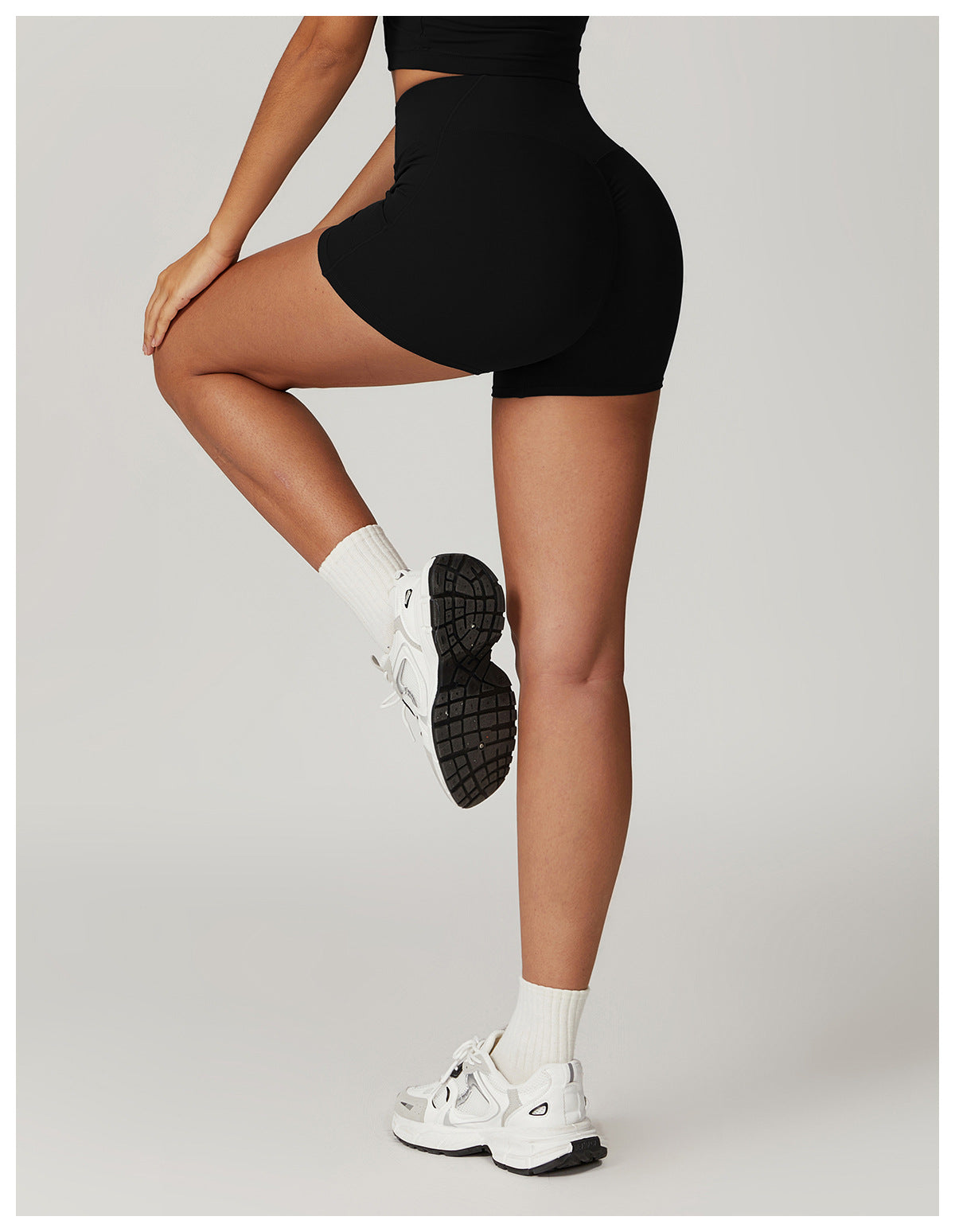High waist hot pants