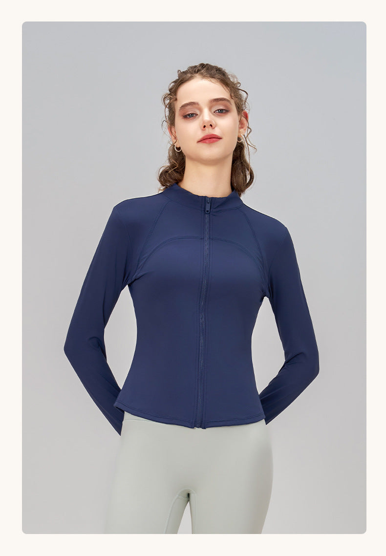 Zip front jacket